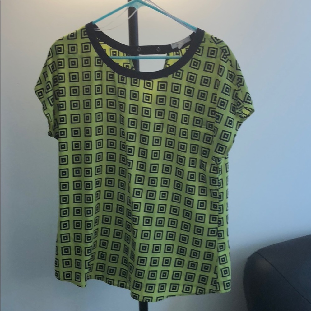 Square Patterned Blouse